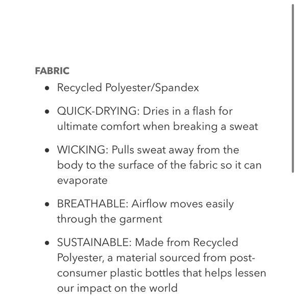 NWOT Athleta Uptempo Ribbed Henley - size small - Picture 10 of 10